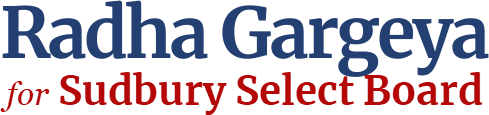 Radha Gargeya Sudbury Select Board